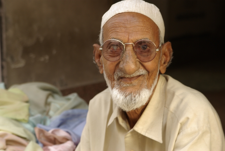 Indian man with glasses