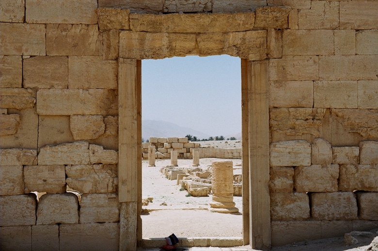 Door in Ancient Ruins