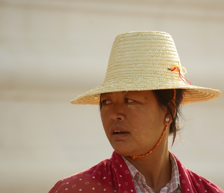 Thai woman with hat